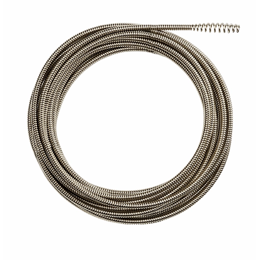 Sonda destapacaños con cabeza ahusada de 1/4" x 50' con revestimiento RUST GUARD™ para protección del núcleo Milwaukee 48-53-2672