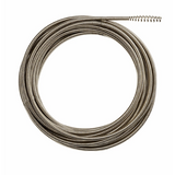 Sonda destapacaños con cabeza ahusada de 1/4" x 50' con revestimiento RUST GUARD™ para protección del núcleo Milwaukee 48-53-2672