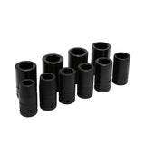 Juego de dados largos de impacto cuadro de 3/4", 6 puntas, en pulgadas, 10 piezas Urrea 750010L - imagen 2