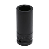 Dado de impacto largo pared delgada cuadro de 3/4", 6 puntas, en pulgadas, 1" Urrea 7516LD - imagen 2