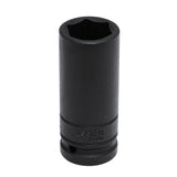 Dado de impacto largo pared delgada cuadro de 3/4", 6 puntas, en pulgadas, 1-1/8" Urrea 7518LD - imagen 2
