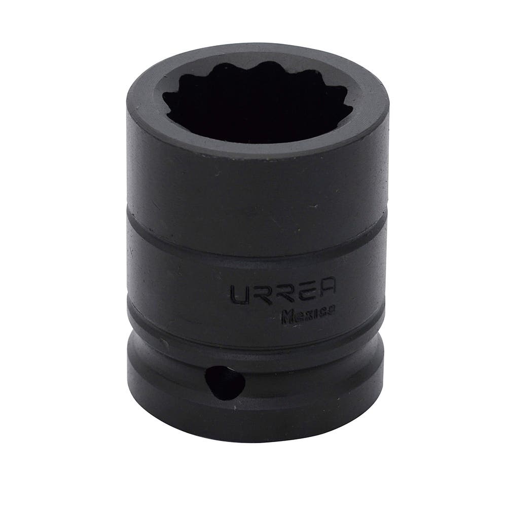 Dado de impacto cuadro de 3/4", 12 puntas, en pulgadas, 1-1/8" Urrea 7518T