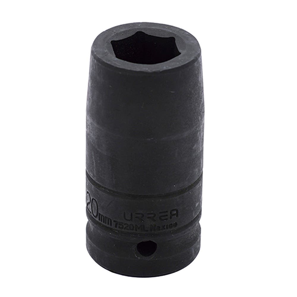 Dado de impacto largo cuadro de 3/4", 6 puntas, métrico, 20 mm Urrea 7520ML - imagen 2