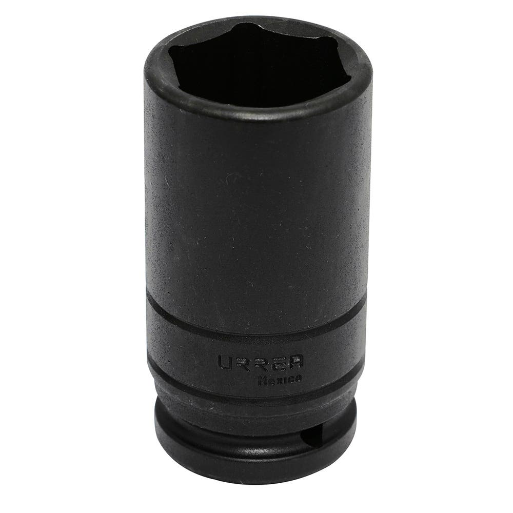 Dado de impacto largo pared delgada cuadro de 3/4", 6 puntas, en pulgadas, 1-3/8" Urrea 7522LD