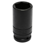 Dado de impacto largo pared delgada cuadro de 3/4", 6 puntas, en pulgadas, 1-3/8" Urrea 7522LD