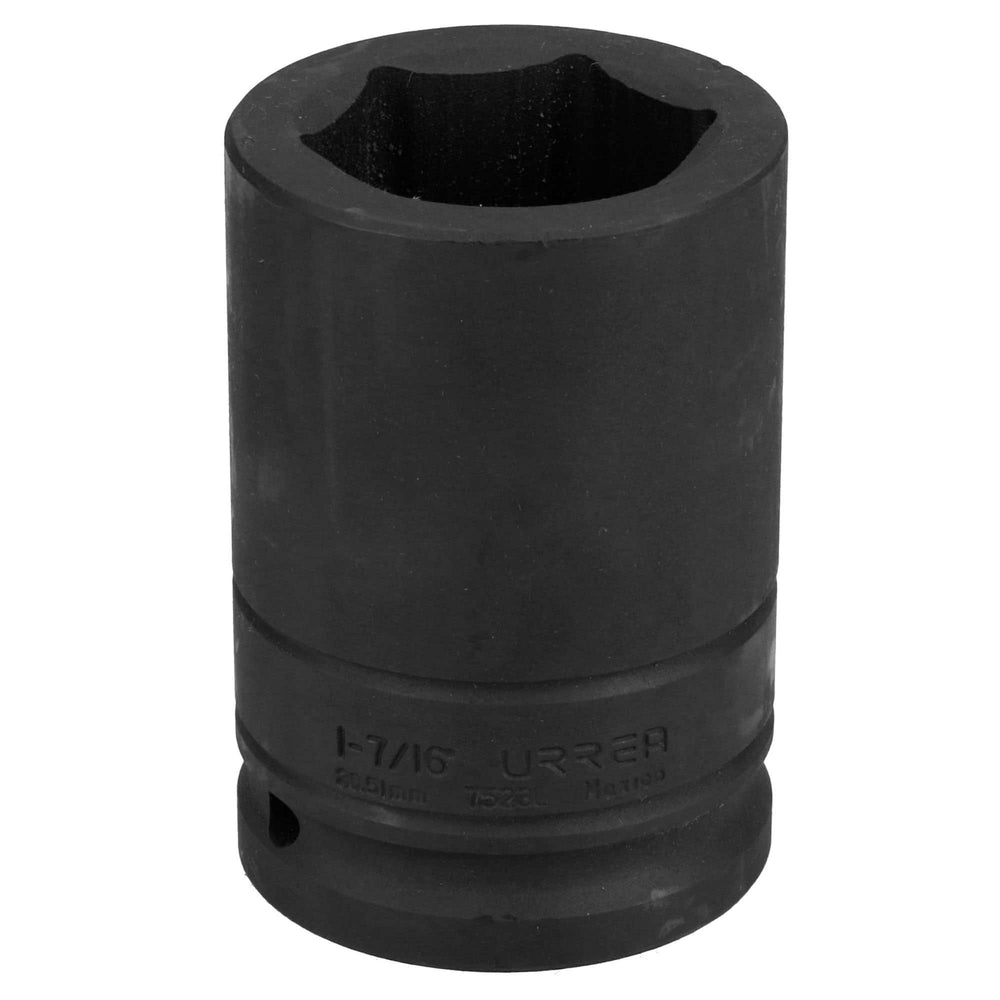 Dado de impacto largo cuadro de 3/4", 6 puntas, en pulgadas, 1-7/16" Urrea 7523L - imagen 3