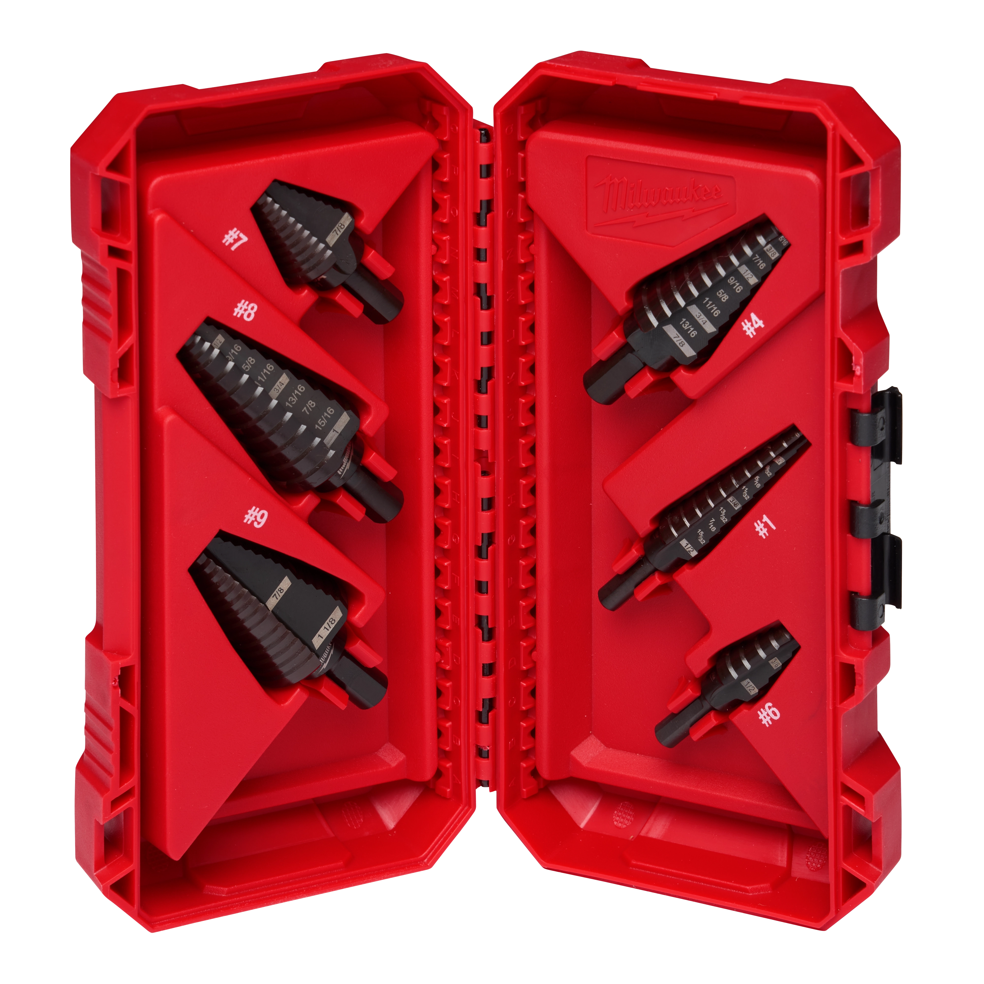 Juego de brocas escalonadas (6 piezas) Milwaukee 48-89-9224