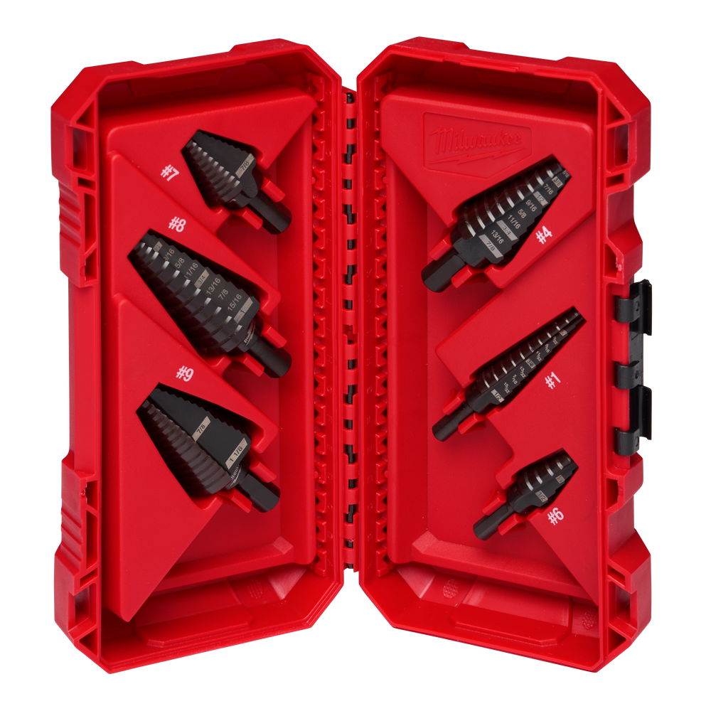 Juego de brocas escalonadas (6 piezas) Milwaukee 48-89-9224