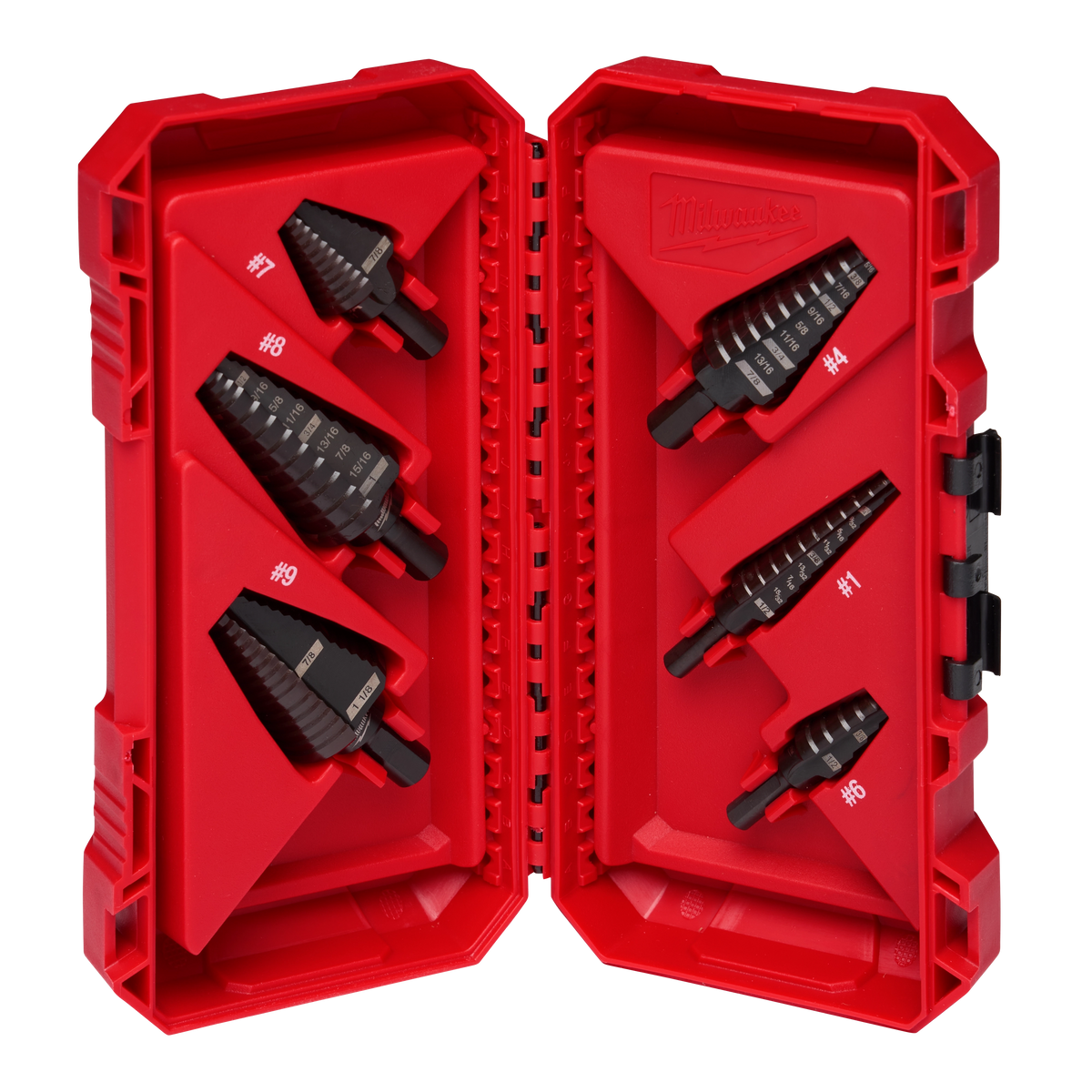 Juego de brocas escalonadas (6 piezas) Milwaukee 48-89-9224