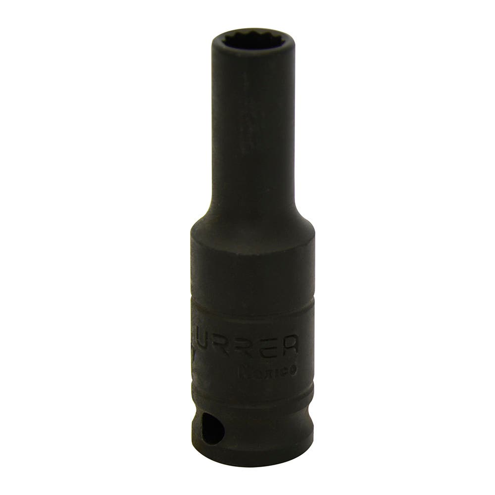 Dado de impacto largo cuadro de 3/8", 12 puntas, en pulgadas, 7/16" Urrea 7714 - imagen 2
