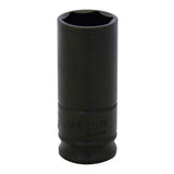 Dado de impacto largo cuadro de 3/8", 6 puntas, en pulgadas, 9/16" Urrea 7718H