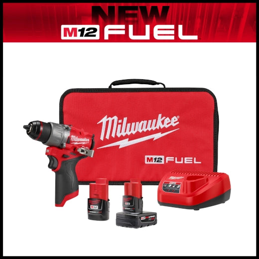 Kit de taladro percutor/destornillador M12 FUEL™ de 1/2" Milwaukee 3404-22 - imagen 2