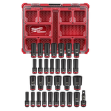 Juego de 31 cubos SHOCKWAVE Impact Duty™ con boca de 1/2" PACKOUT Milwaukee 49-66-6806 - imagen 2