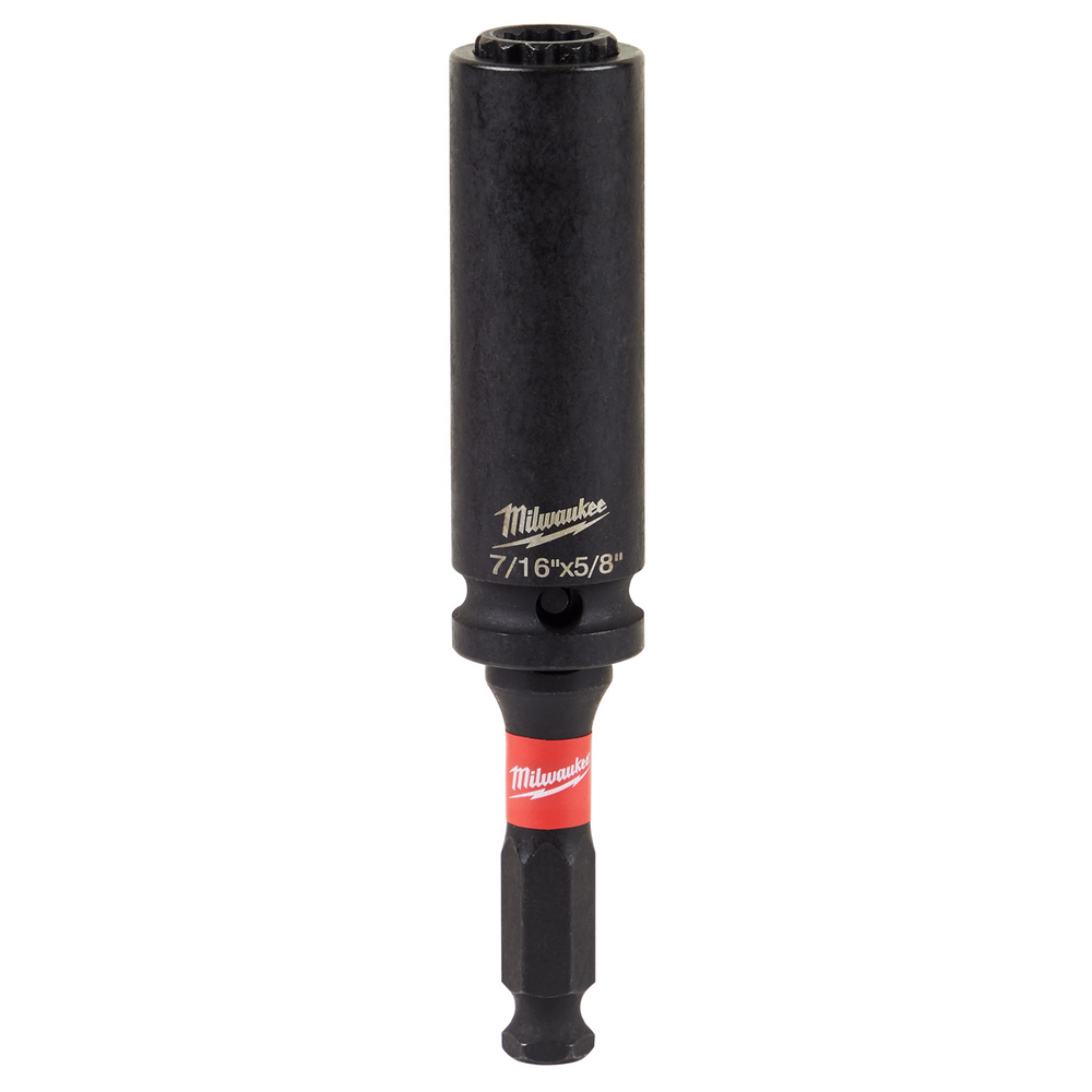 Cubo 2 en 1 Shockwave 12PT de 7/16" y 5/8" para instalaciones eléctricas de alta tensión Milwaukee 49-66-5120 - imagen 2