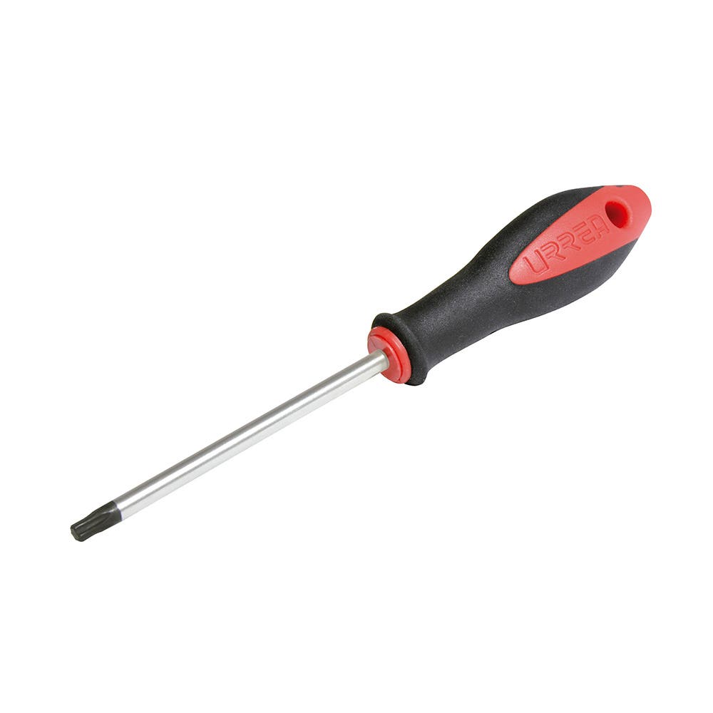 Destornillador con mango bimaterial, punta Torx barra redonda T25 x 4" Urrea 8325W - imagen 2