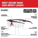 Sobrelentes - Lentes transparentes con revestimiento doble Milwaukee 48-73-2070 - imagen 3