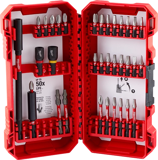 Set de puntas de impacto Shockwave de 34 piezas Milwaukee 48-32-5101 – imagen 2