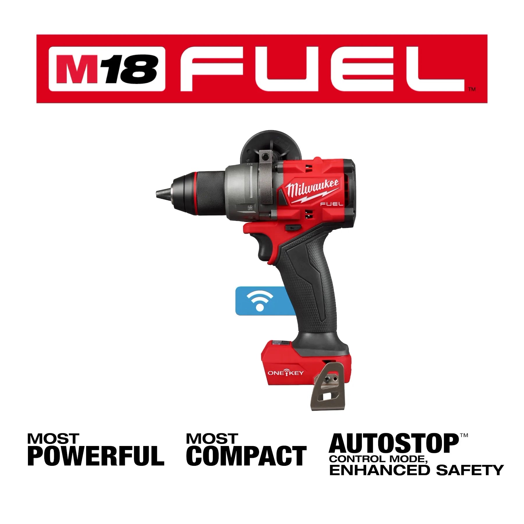 Taladro/destornillador M18 FUEL™ de ½” con ONE-KEY™ Milwaukee 2905-20 - imagen 3