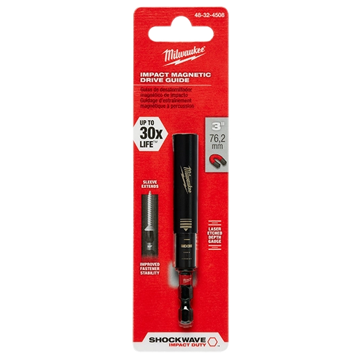 Guía magnética para destornillador de impacto shockwave™ de 3" Milwaukee 48-32-4508 - imagen 3