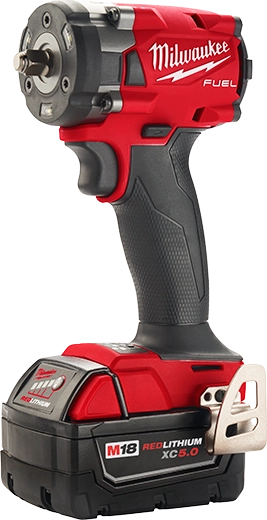 Kit de llave de impacto compacta M18 FUEL™ de 3/8" con anillo de fricción Milwaukee 2854-22R - imagen 2