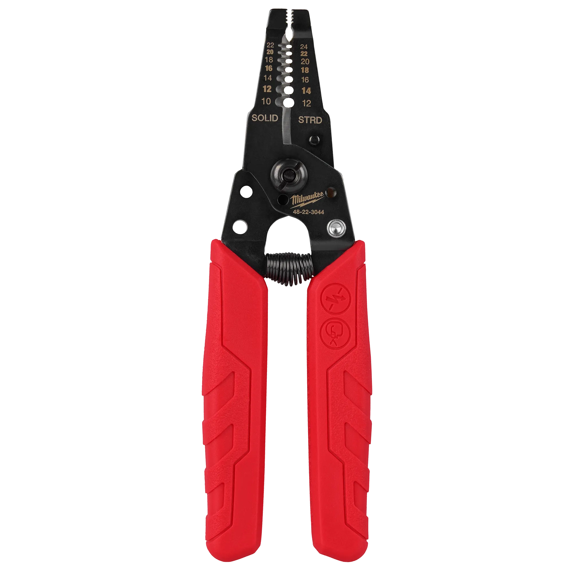 Pelacables y cortador compacto con empuñadura cómoda para cables de 10-24 AWG Milwaukee 48-22-3044 - imagen 3