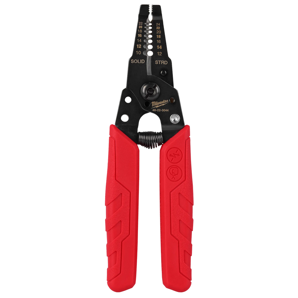 Pelacables y cortador compacto con empuñadura cómoda para cables de 10-24 AWG Milwaukee 48-22-3044 - imagen 3