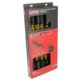 Juego combinado de destornilladores con mango cushion grip, 8 piezas, en caja Urrea 9401D - imagen 3