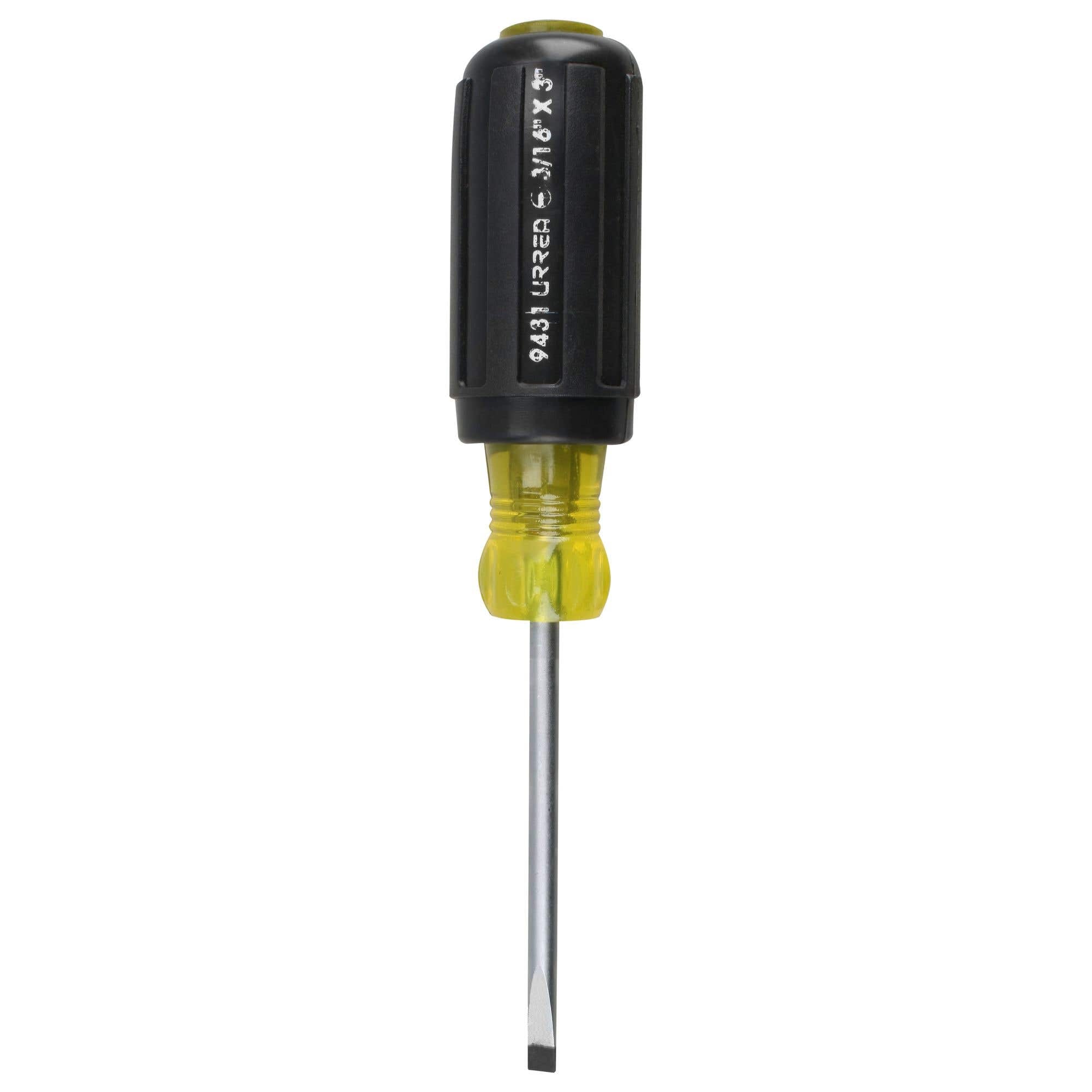 Destornillador con mango cushion grip, punta cabinet barra redonda 3/16" x 3" Urrea 9431 - imagen 5