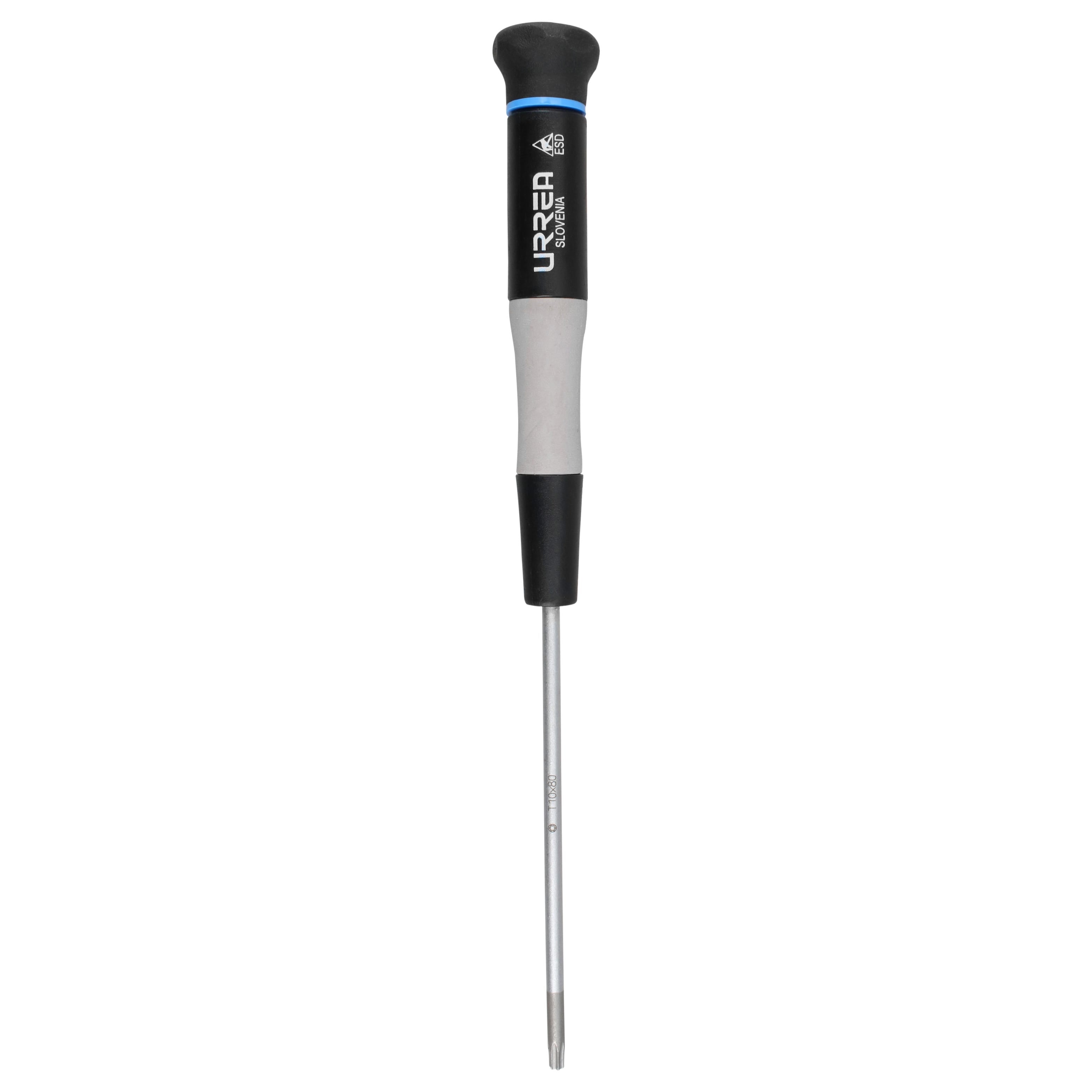 Destornillador de precisión ESD anti-estáticos, punta Torx T10 x 3-5/32" Urrea 9518B - imagen 5