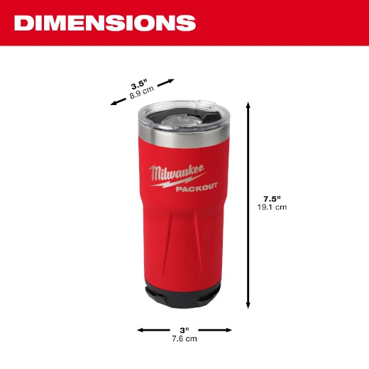 PACKOUT™ 20oz Tumbler Milwaukee 48-22-8392R - imagen 2