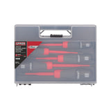 Juego de destornilladores barra slim con mango trimaterial 1000 V, 5 piezas Urrea 9700TSA - imagen 3