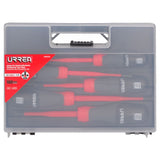 Juego de destornilladores barra slim con mango trimaterial 1000 V, 5 piezas Urrea 9700TSA - imagen 4