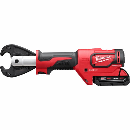 Kit de pinza crimpeadora multiuso M18™ FORCE LOGIC™ para 6 toneladas con ranuras D3 de “nariz plana” Milwaukee 2678-22 - imagen 2