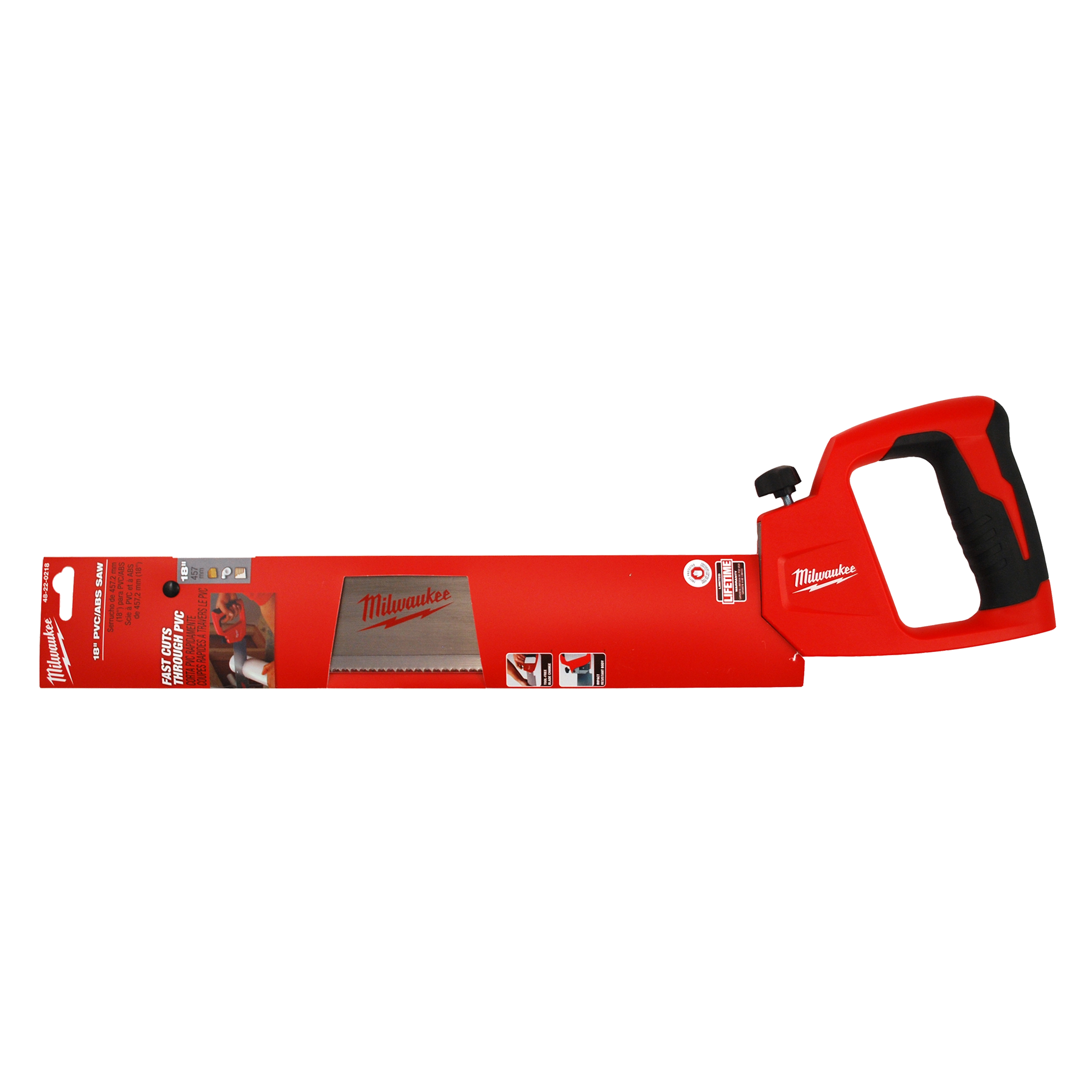 Serrucho manual para pvc/abs 18" Milwaukee 48-22-0218