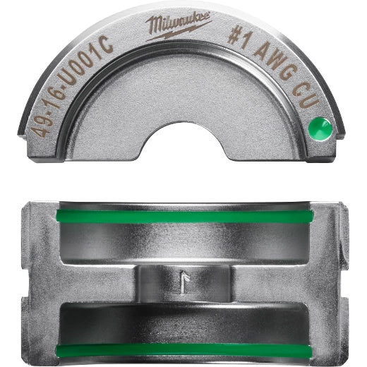 Troquel en U para conectores n.º 1 de cobre Milwaukee 49-16-U001C