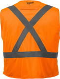 Chaleco de seguridad naranja de alta visibilidad Clase 2: S/M (CSA) Milwaukee 48-73-5071 - imagen 2
