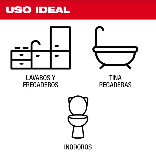Kit de pistola de aire para limpiar drenajes M12™ AIRSNAKE™ Milwaukee 2572B-21 - imagen 3