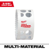 Broca sierra bimetálica Hole Dozer™ de 3-5/8" Milwaukee 49-56-0197 - imagen 2