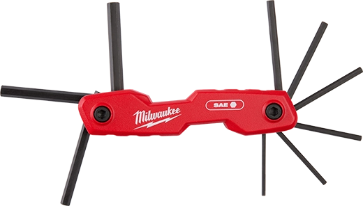 Juego de 9 llaves hexagonales plegables - SAE Milwaukee 48-22-2181