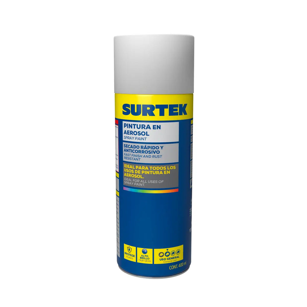 Pintura en aerosol 400 ml color oro Surtek AEM404