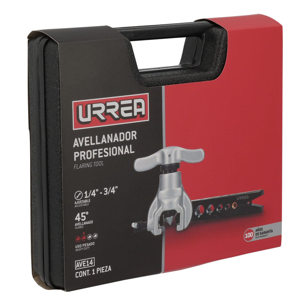 Avellanador con prensa ajustable de 1/4" a 3/4" Urrea AVE14 - imagen 7