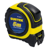 Flexómetro anti-impacto con carcasa rubber grip, 5 m x 19 mm Surtek B122074 – imagen 4