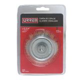 Carda copa ondulada alambre fino 1-3/4" x 0.17 mm con zanco 1/4" Urrea C841 - imagen 3