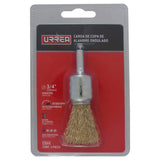 Carda copa ondulada alambre delgado 3/4" x 0.30 mm con zanco 1/4" Urrea C844 - imagen 4