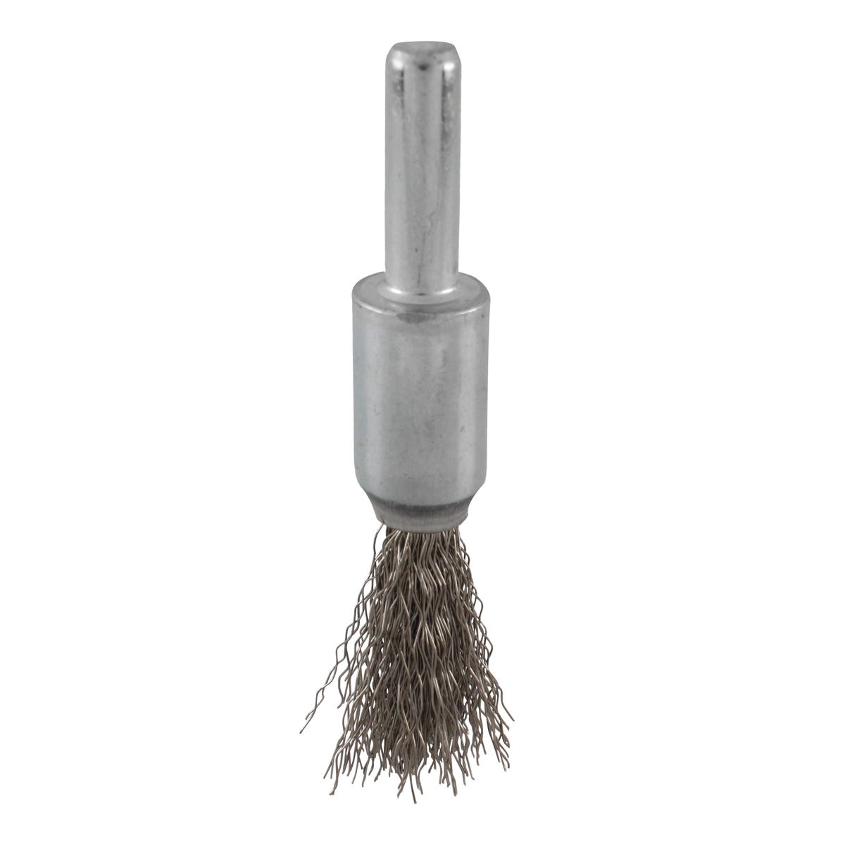 Carda tipo brocha ondulada alambre delgado 7/8" x 0.30 mm con zanco 1/4" Urrea C954 - imagen 2