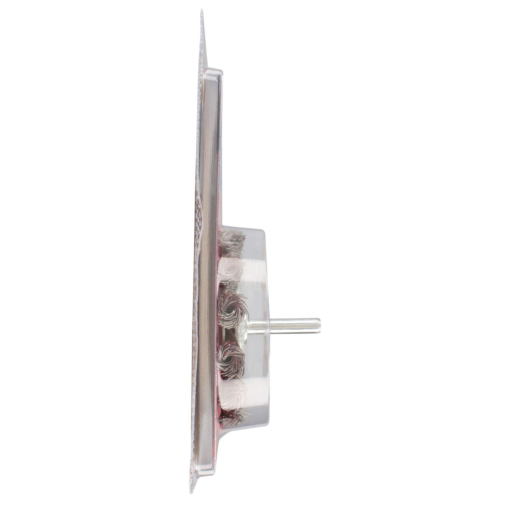 Carda circular trenzada alambre delgado 3" x 0.35 mm con zanco 1/4" Urrea C960 - imagen 6