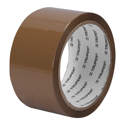 Cinta de empaque 48 mm x 40 m canela Truper CCA-40