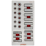 Juego de dados cortos y largos cuadro de 3/8" métricos 24 piezas, CH107L-C Urrea CH107L