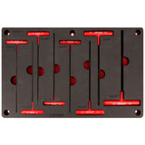 Juego de llaves hexagonales tipo "T" en pulgadas 8 piezas, CH272P-C Urrea CH272P - imagen 2