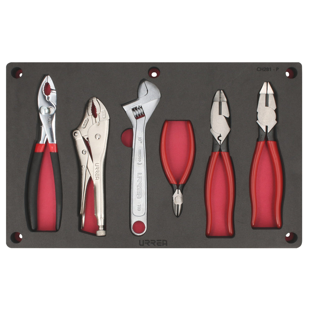 Juego combinado de herramienta 6 piezas, CH281P-C Urrea CH281P